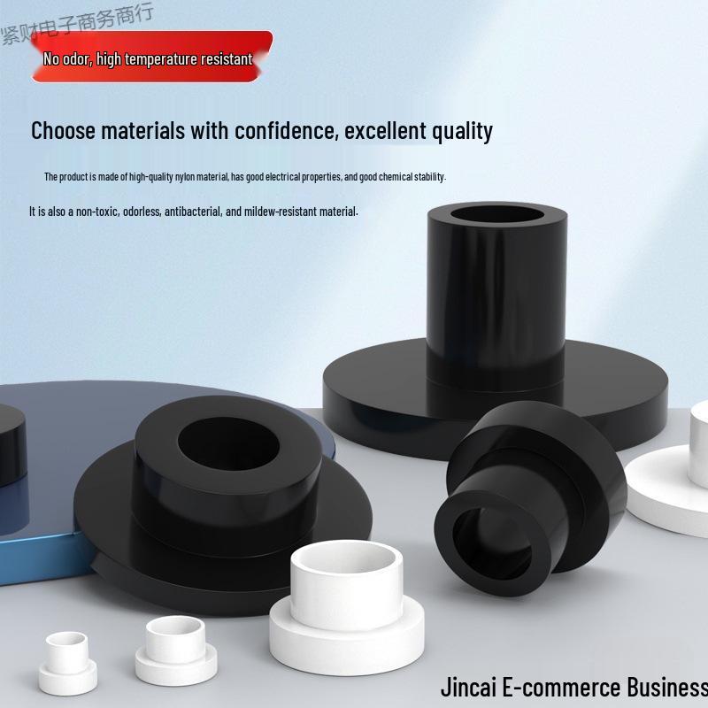 T-shaped Nylon Gasket Ring Screw Shaft Sleeve, Round Concave-Convex Insulation Pad, M2-M35