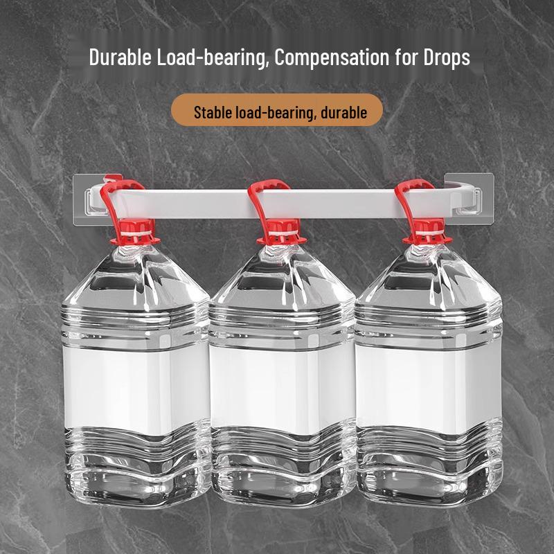 Punch-Free Wall-Mounted Bathroom Shoe Rack: Draining Slipper Holder Behind Door.