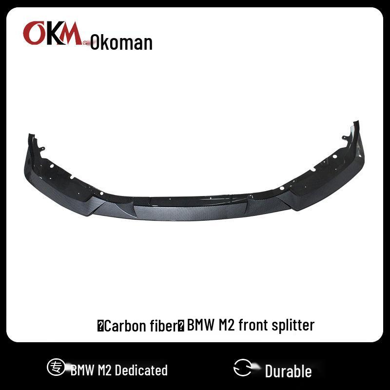 BMW M2 G87 Black Warrior Front Lip Splitter Kit (2022-2025) Matte Black
