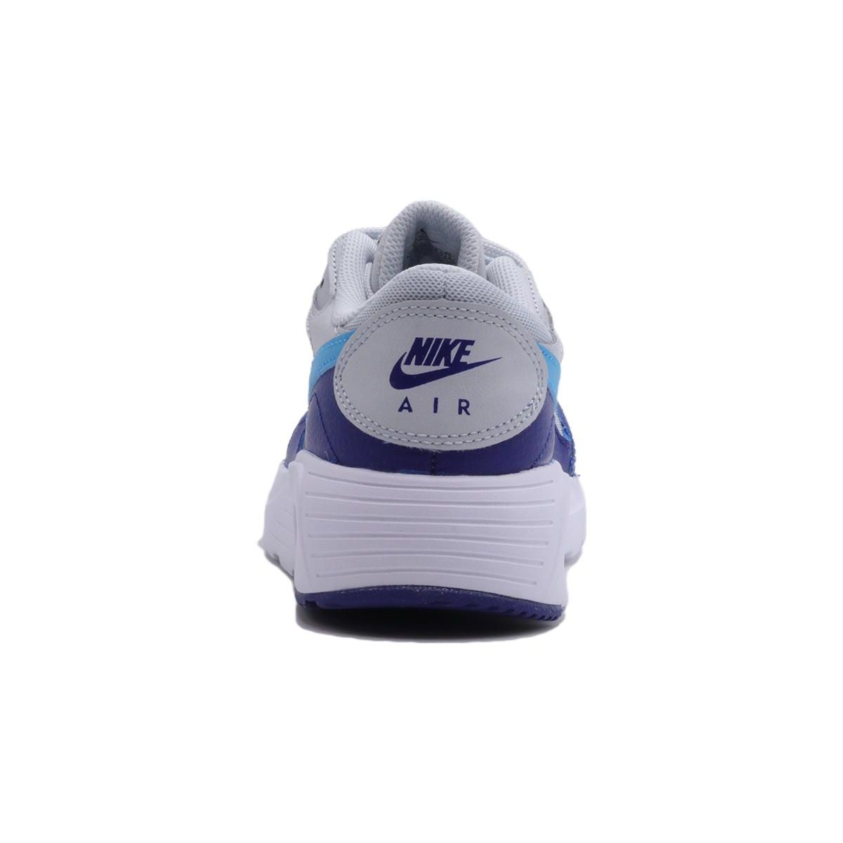 Детские кроссовки Nike Air Max SC GS Pure Platinum Blue Lightning серо-белый — фото 3