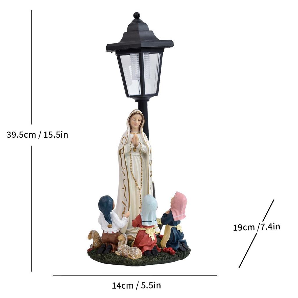 Solar-Powered Puppy Figurine: Outdoor Resin Garden Decoration