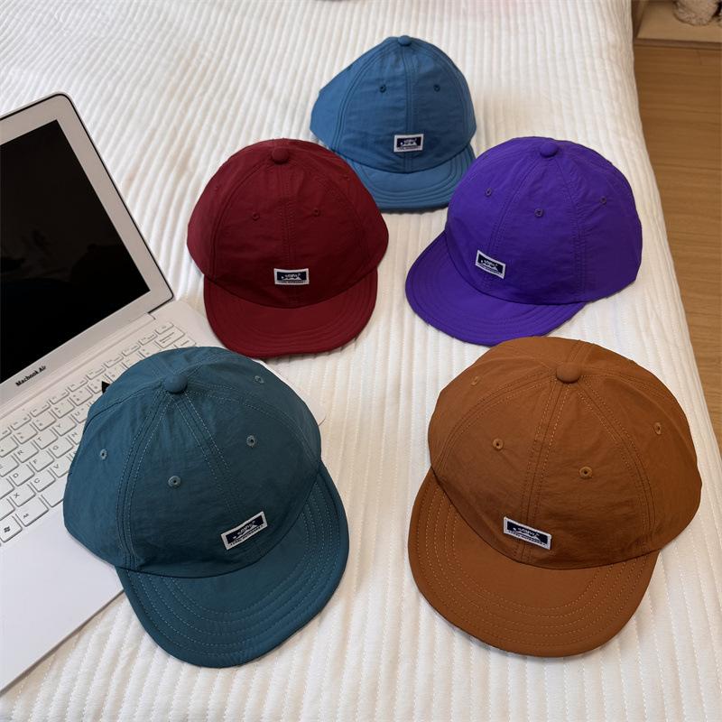Quick-drying Breathable Short Brim Baseball Cap Men's and Women's Tooling Versatile Soft Top Hip-hop Cap Women's Soft Brim Trendy Hat