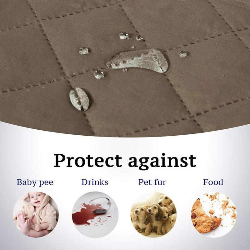 Waterproof Sofa Cover 1/2/3/4 Seater Anti-Slip Couch Slipcover Pet Dog Mats Kids Furniture Protector Covers Washable Room Decor