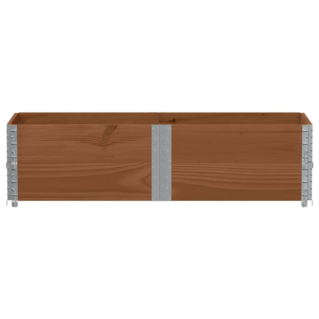 Vidaxl Pallet Extensions, 2 Pcs, Brown, 150X50 Cm, Pine Wood