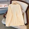 Plus Size Women's Sweatshirt Spring and Autumn Sweet Long Sleeve Top