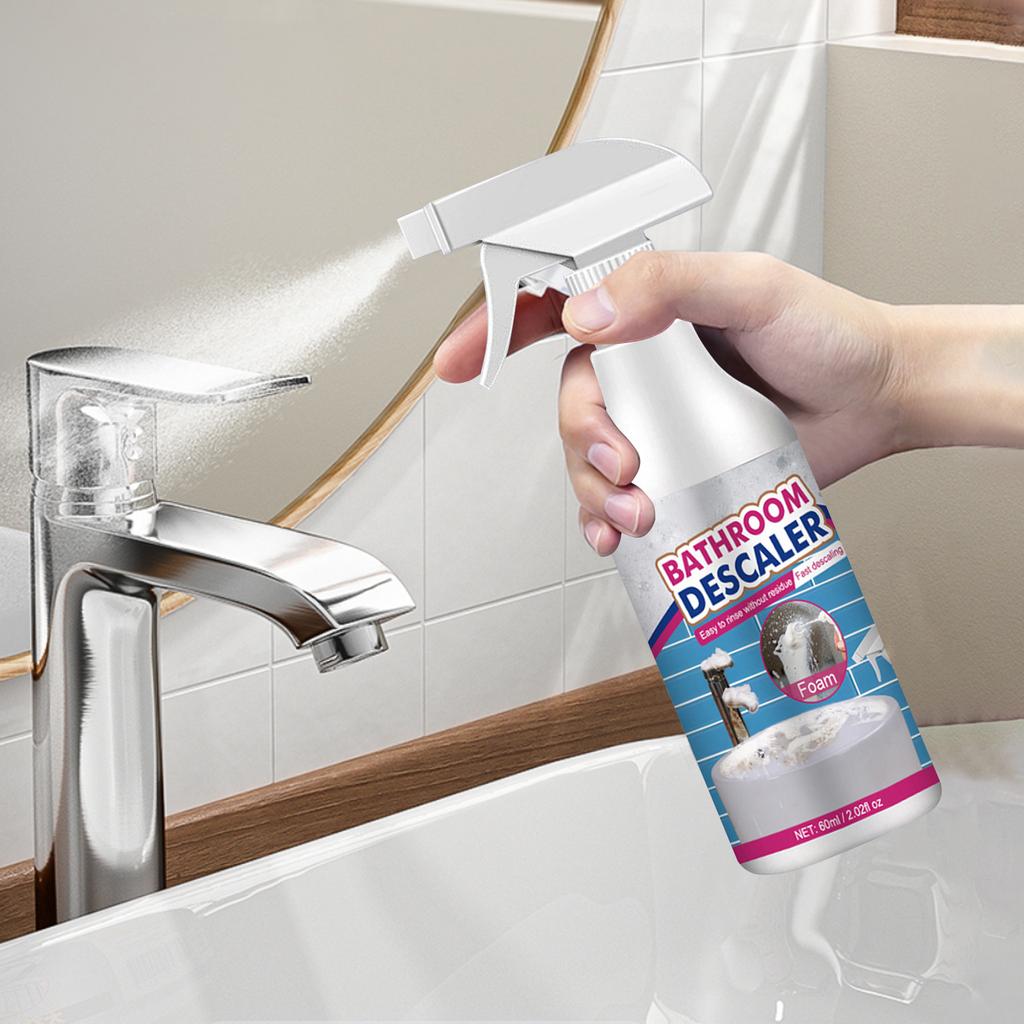 1-5PCS Bathroom Descaler Foam Cleaner Quickly Remove Stubborn Stains Cleaner Versatile Rinse Cleaning Foam Spray For Household