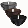 Men Briefs Seamless Invisible Design Tailoring Panties Breathable Low-Waisted Triangular Moisture-Wicking U-Convex Underwear