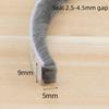 5M Weather Stripping Door Window Seal Strip Self-adhesive Sound Proof Wind Protection Sliding Door Window Seal Woolen Strips