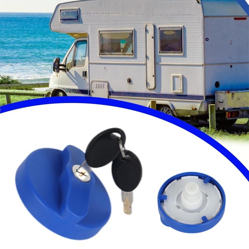 RV Water Inlet Filler Cap Locking Zadi Lock With 2 Keys For Motorhome Caravan Bailey Swift Replacement Parts