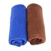 Cleaning Cloth, Car Wash Towel, Window Wiper, Housekeeping, Cleaning, Janitorial, Household Chores, Blue And Coffee Color, 2 Pieces, 30*70 Cm