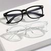 1pcs Retro Rice Nail Anti Blue Light Glasses Classic and Fashionable Square Business Versatile Glasses for Men and Women