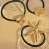 Elegant Starfish Shell Stainless Steel Elastic Hair Tie