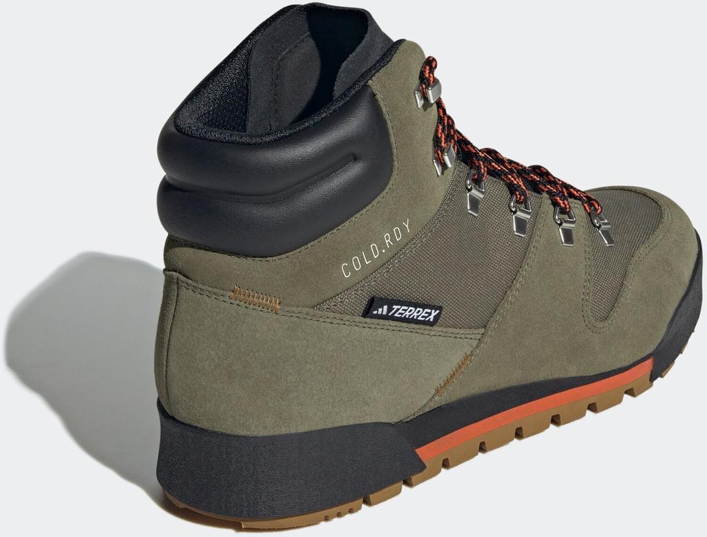 Ботинки треккинговые Adidas Terrex Snowpitch Cold (IH3665) olive strata/bronze strata/semi impact orange