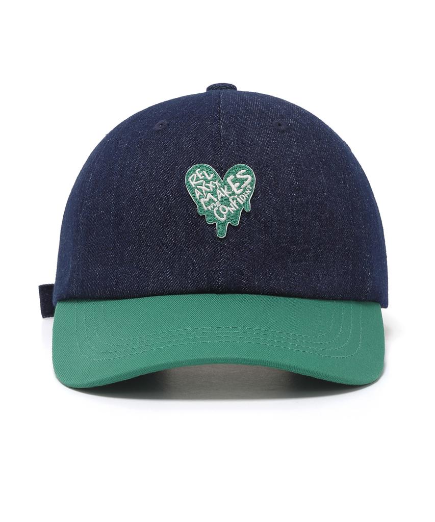 RXMC Melting Heart Two-Tone Ball Cap_Blue