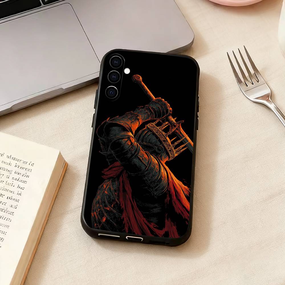 D-Dark Souls-u Game Phone Case For Samsung Galaxy A73,A72,A71,A70,A53,A52,A51,Soft Silicone Black Cover