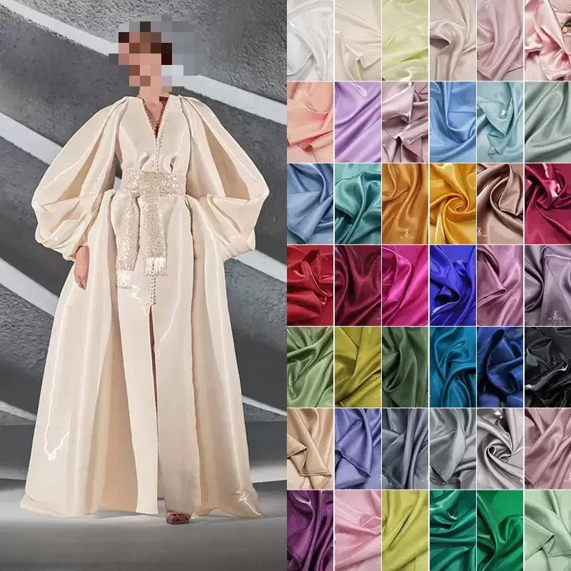 100x150 ס"מ רקע משי פילגש שיפוע חתונה שמלת Hanfu בד פנטזיה נוצץ זכוכית משי סאטן מפת שולחן