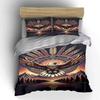 Eagle, feathers, mountains, sunrise. Bedding sets Duvet cover sets Duvet covers Pillowcases(1 * Duvet Cover 2 * Pillowcases, without duvet insert)