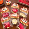 Bell Tassel Plush Snake Dolls Lion Awakening Spring Festival Pin Lion Dance Brooch  Party