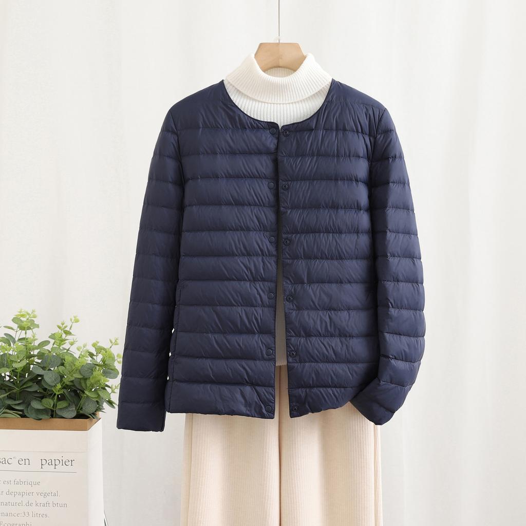 New autumn and winter down light down jacket women's ultra-light short wear compression portable liner jacket