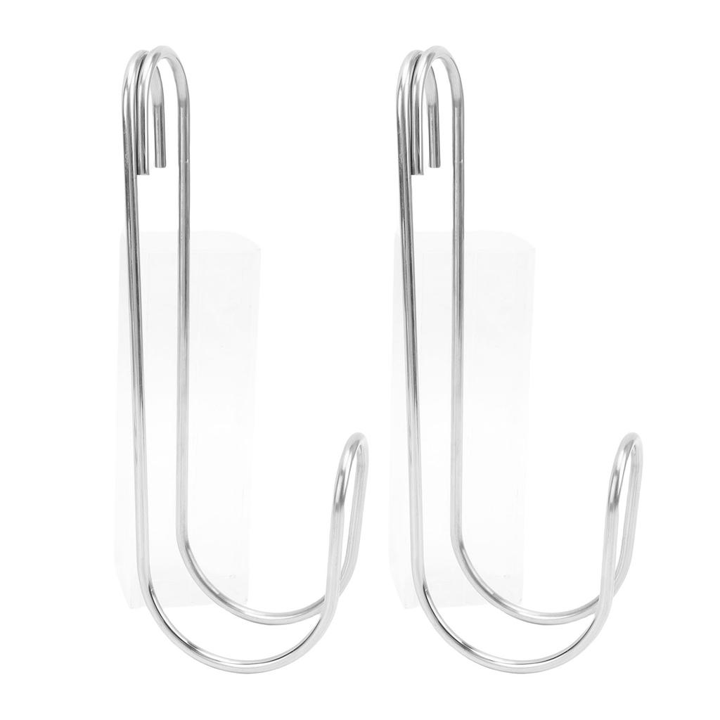 2Pcs Stainless Steel Hose Hook 44lbs Bearing Multifunctional Cable Hanger for RV Trailer Yacht