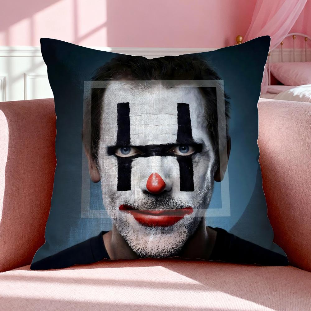 Tv H-House Cushion Cover Breathable Linen Pillowcase Summer Odorless Eco-Friendly Invisible Zipper Washable