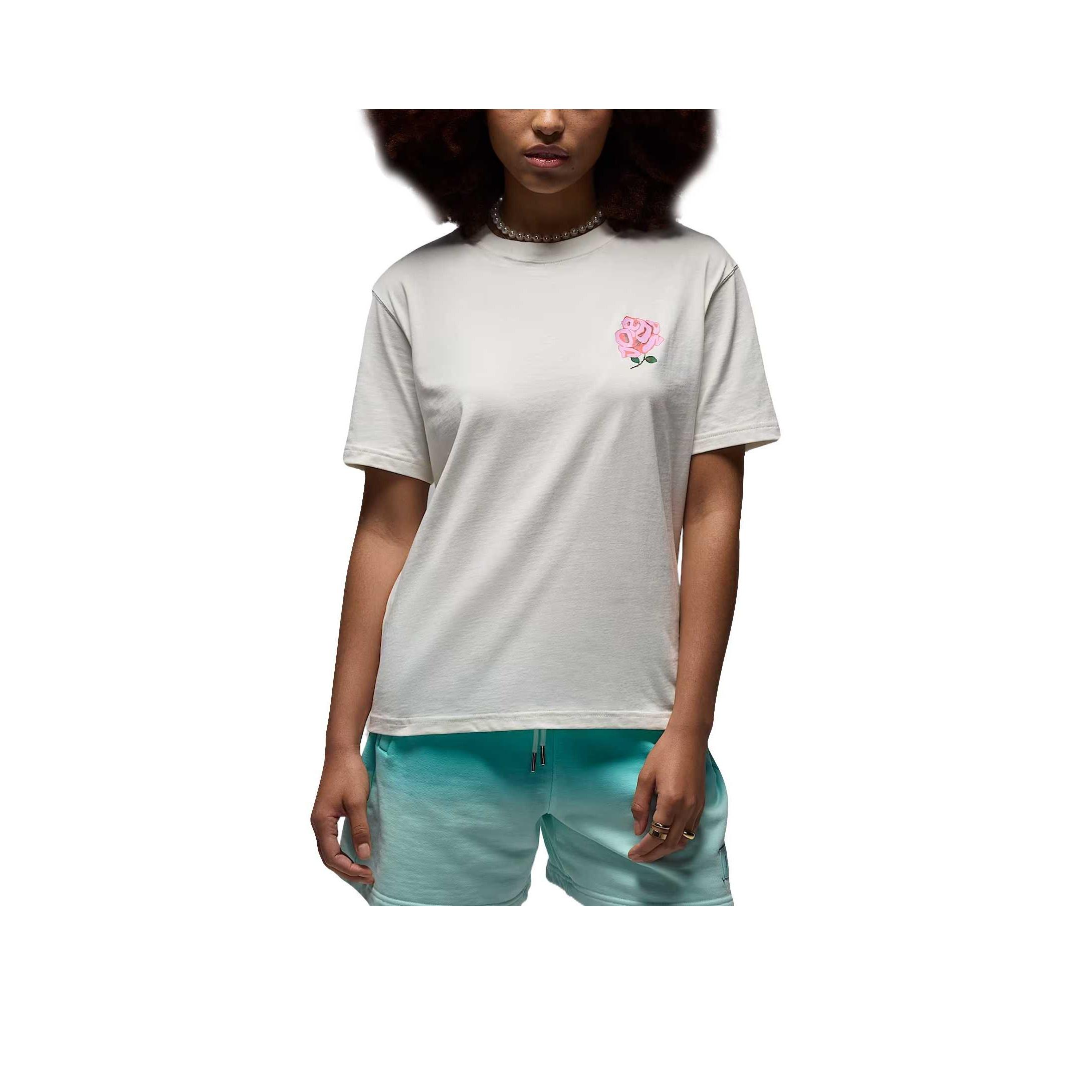 

Jordan Fashion Minimalist Trendy Short Sleeve Regular T-Shirt Women tops Sail HJ0193-133 XL