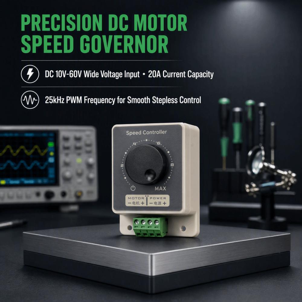 20A High Power DC Motor Speed Controller Motor Speed Control Switch For Automation Systems