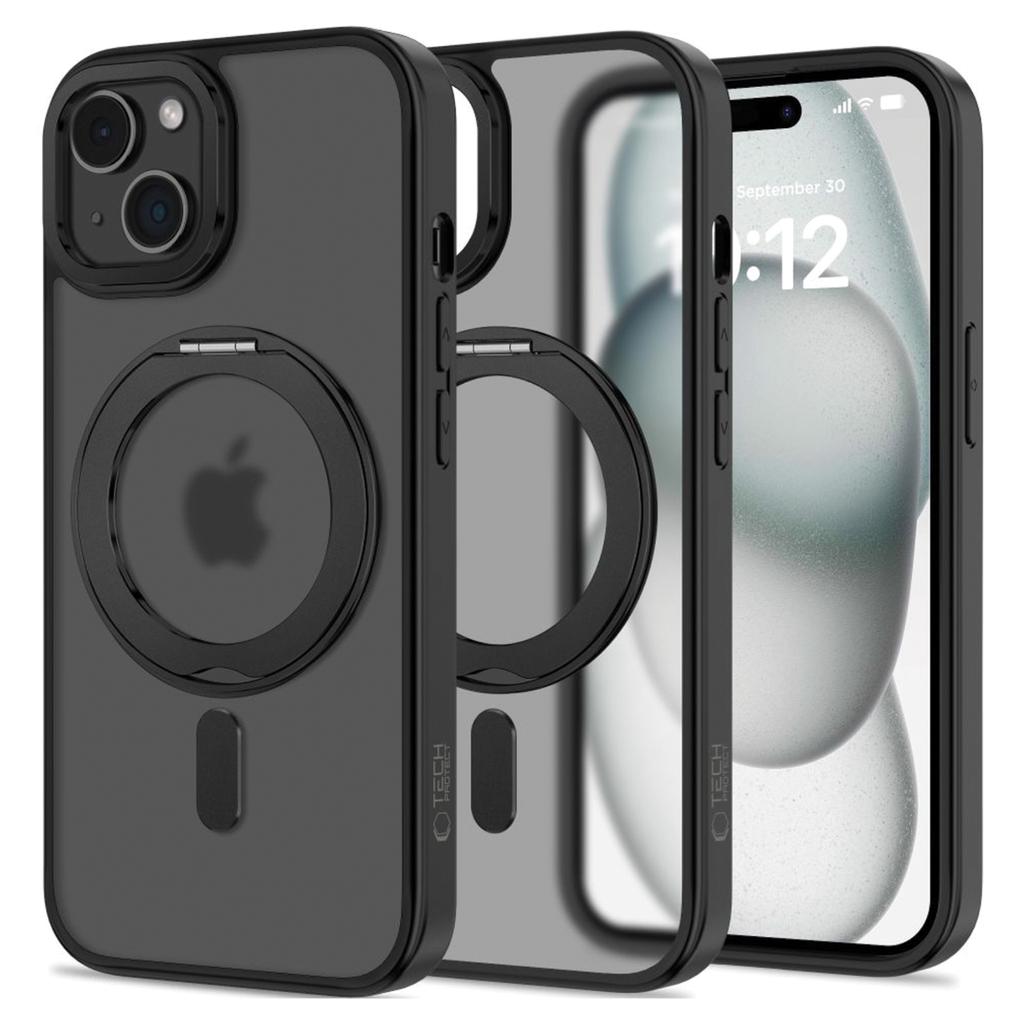 Tech-Protect Magring Magsafe Iphone 15 Matte Black