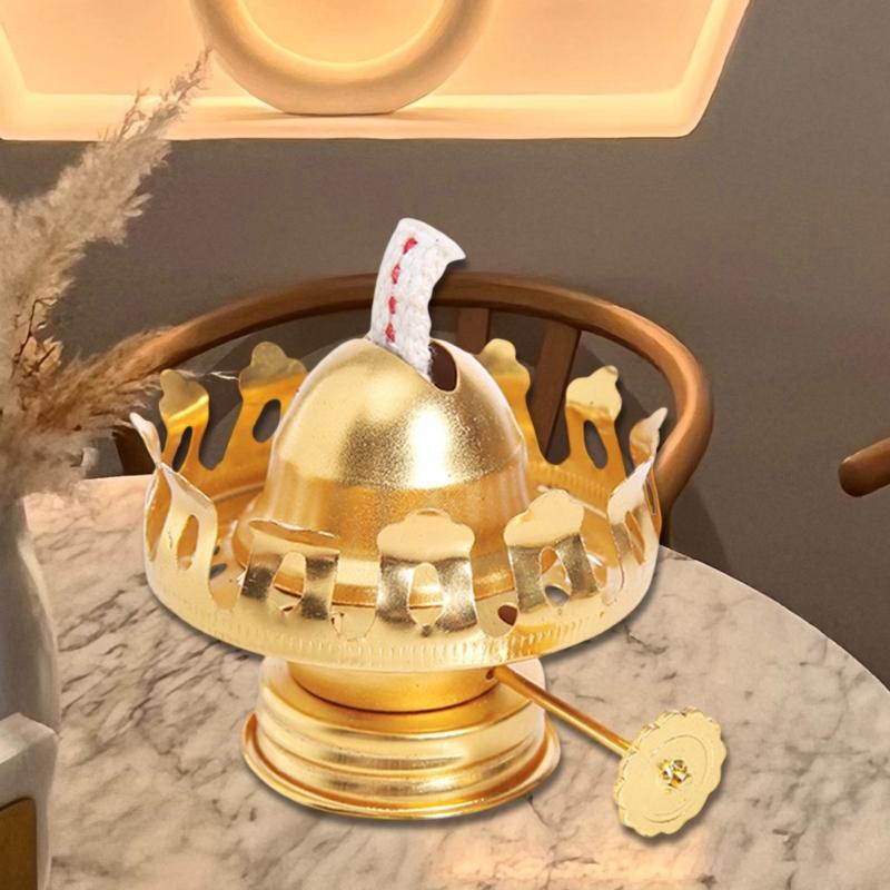 Aluminiumlegierung Petroleumlampenbrenner Ersatz Rostbeständige Konstruktion Kompatibel mit Standard-Öllampe Schnelle Installation