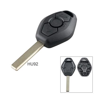 3 Buttons HU92 Car Key Case Cover Shell for BMW 3 5 7 Series E38 E39 E46 M5 X3 X5 Z3 Z4 Auto Replacement Accessories