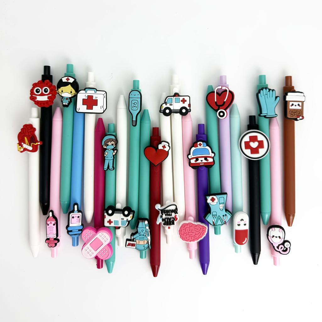 10-Pack Nurse Doctor Writing Ballpoint Pens, Medical Record Pen - Perfect Gift for Nurses and Doctors On National Day of the Registered Nurse (Random