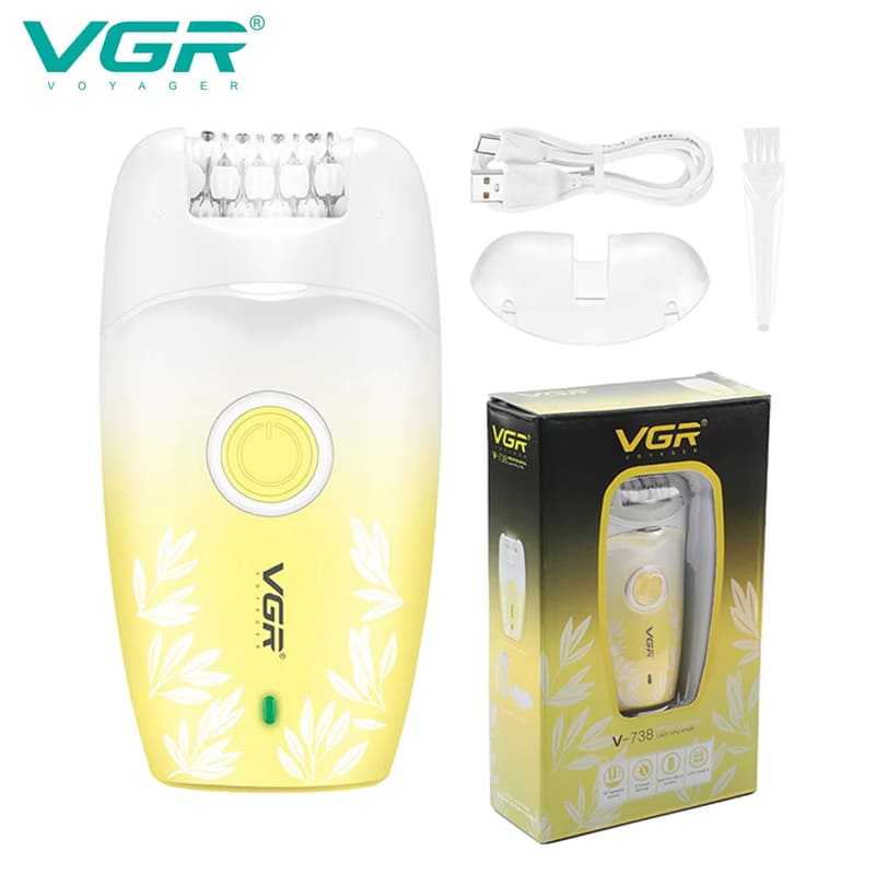New Style Hair Removal Device USB Rechargeable Electric Hair Removal Device Portable Women's Home Full Body Hair Removal Device with Detachable Blade
