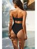 Women's Metal Buckle Bandeau Bandage Bikini - Style 2043