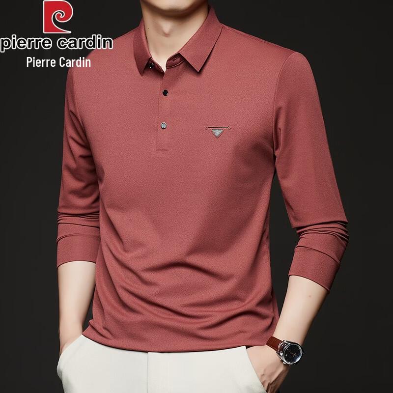 Pierre Cardin Men's Long-Sleeve Fashion Polo Shirt