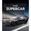 1/18 Dodge Challenger SRT Hellcat Alloy Track Racing Car Model Metal Muscle Sports Car Vehicles Model Sound Light Kids Toys Gift