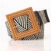 Ceinture Tressée Bohème en Paille Ceinture de Taille Style Ethnique Colorée Ceinture Style Bohème Décorative pour Jeans