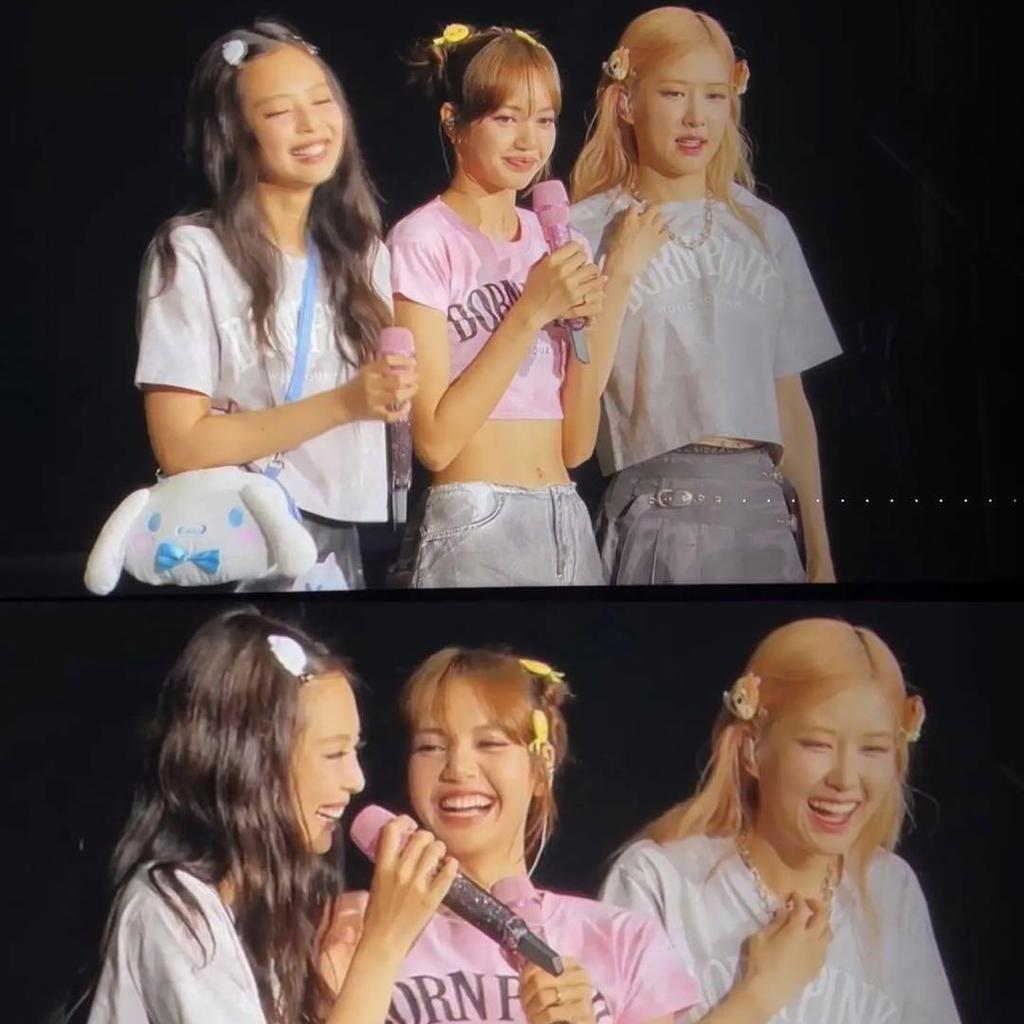 [USED] Price reduced blackpink BORNPINK gray short T-shirt