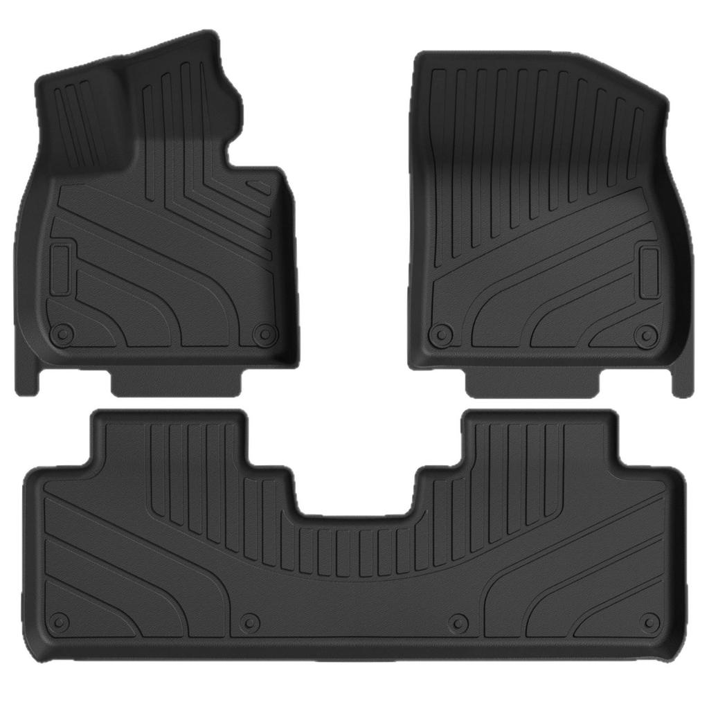 Ideal I6 Car Floor Mats & Trunk Mat - TPE Black, Fits 25 Models