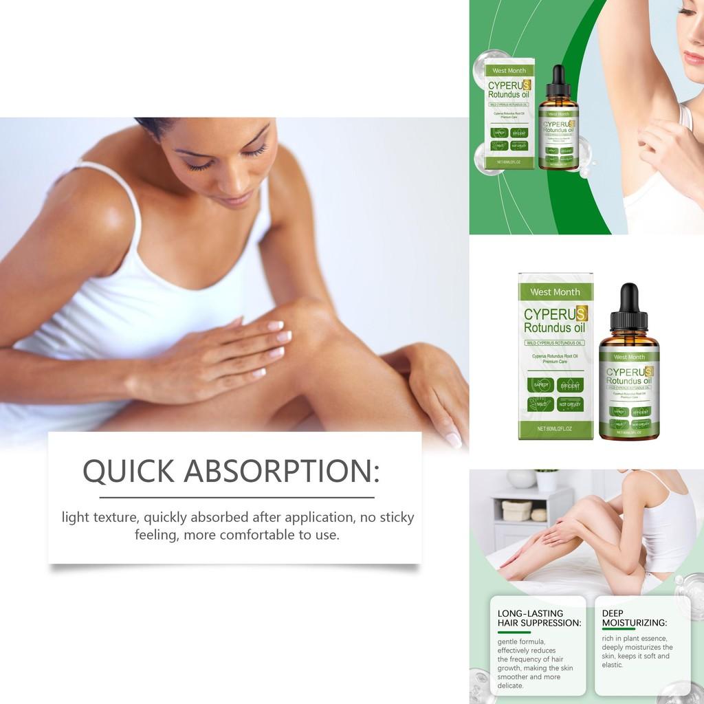 West Month Body Hair Removal Essential Oil Gentle Care For Silky Smooth Skin