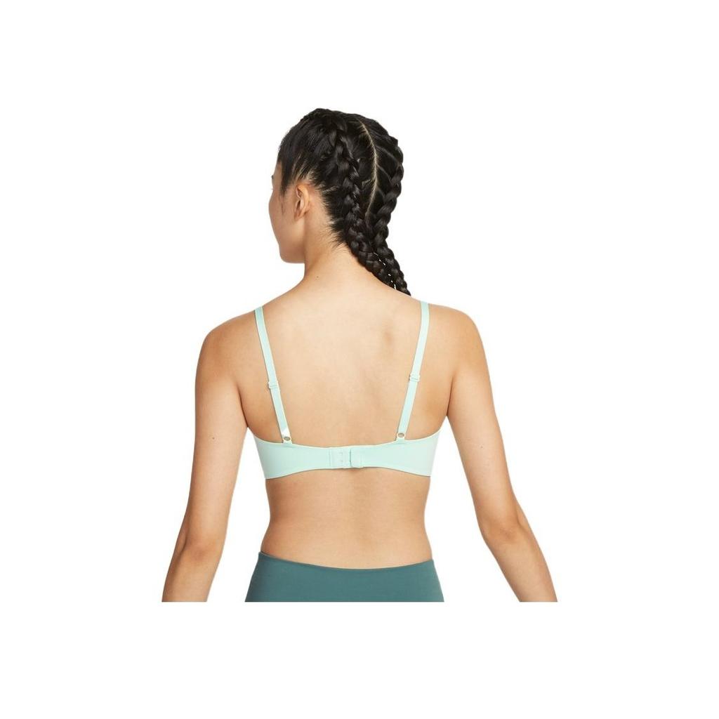 Nike Einfarbiger Sport-BH mit dünnen Trägern und leichtem Halt für Damenunterwäsche Mintgrün DM0527-379