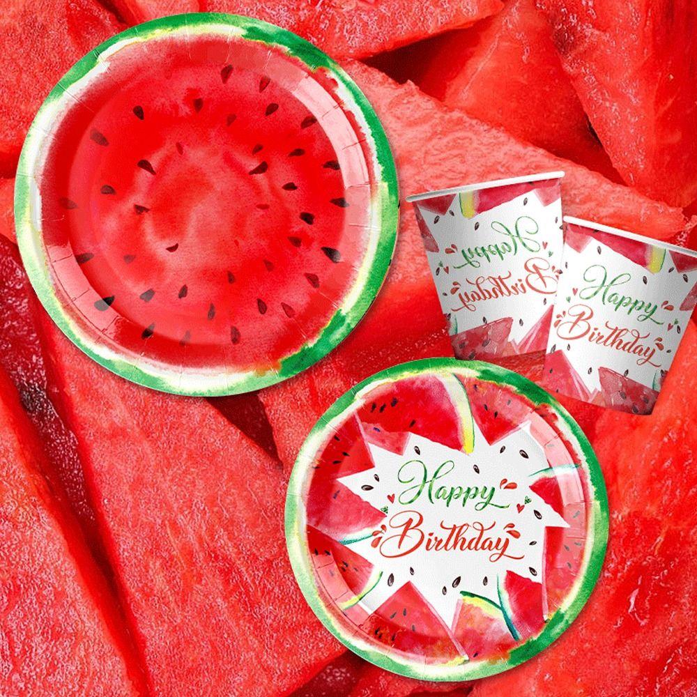 Cups Plates Napkins Tablecloth Disposable Paper Tableware Baby Shower