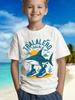 Italian Brainrot Child Clothes T-Shirt Boy Girl Funny Meme Animal Tralalero Tralal Short-Sleeved Summer New Kids' T-Shirt Tops