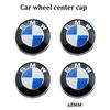 7Pcs car wheel center caps Blue-white Hood Emblem Rear Trunk logo For BMW mini E36 E46 F20 E90 E30 E91 F10 F30 X5 X3 accessories