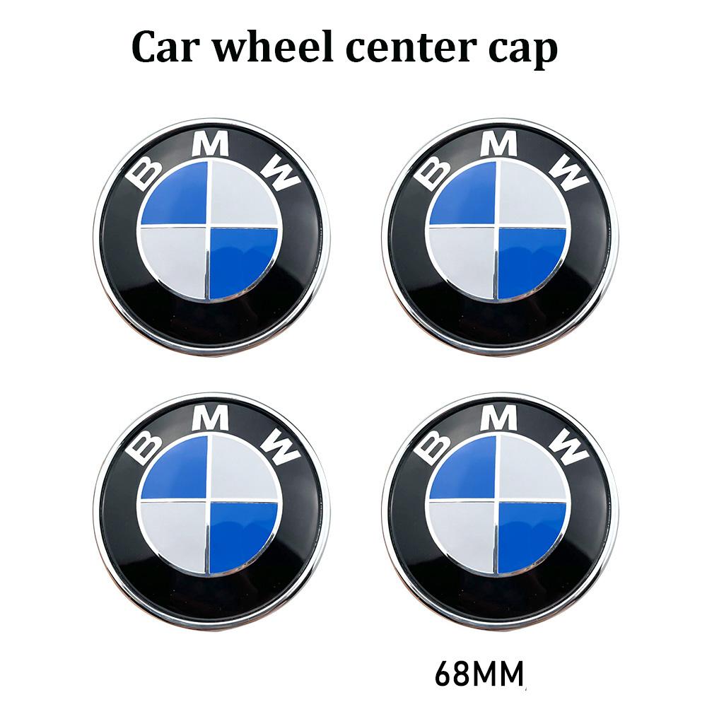 7Pcs car wheel center caps Blue-white Hood Emblem Rear Trunk logo For BMW mini E36 E46 F20 E90 E30 E91 F10 F30 X5 X3 accessories