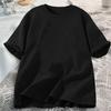 Unisex 260g Xinjiang Pure Cotton Heavyweight Short Sleeve T-Shirt - Solid Color, Combed Cotton, Loose Fit, White Base Layer