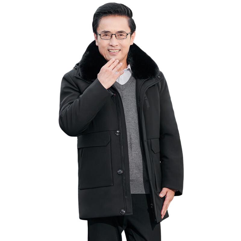 Men's Thickened Winter Parka Down Jacket