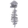 Glow in Dark Cat Costume Halloween Dinosaur Skeleton Plush Hoodie 1D Skull Cap Rib Spine Fleece Pet Outfit