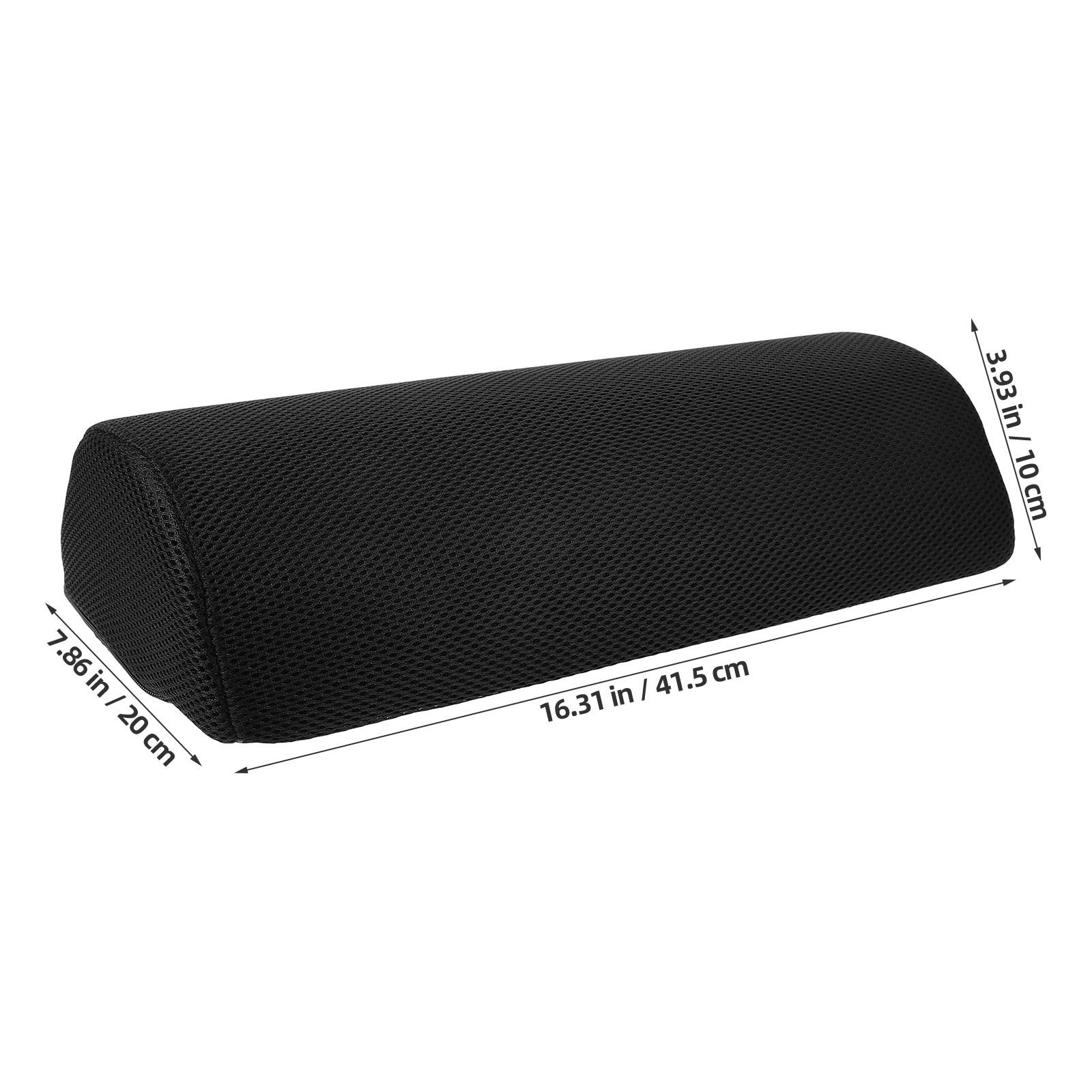 

Leg Pillow Ergonomic Knee Pillow Supple Comfortable Footrest Cushion for Sleeping Elevate Ankles Improve Blood Flow Support чёрный