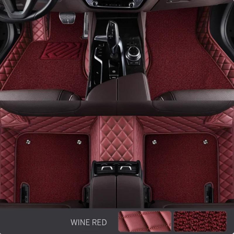 Custom Car Floor Mats For Chevrolet Equinox Tracker Auto New Models Double Layer 5D Carpets Foot Liners Car Accessories
