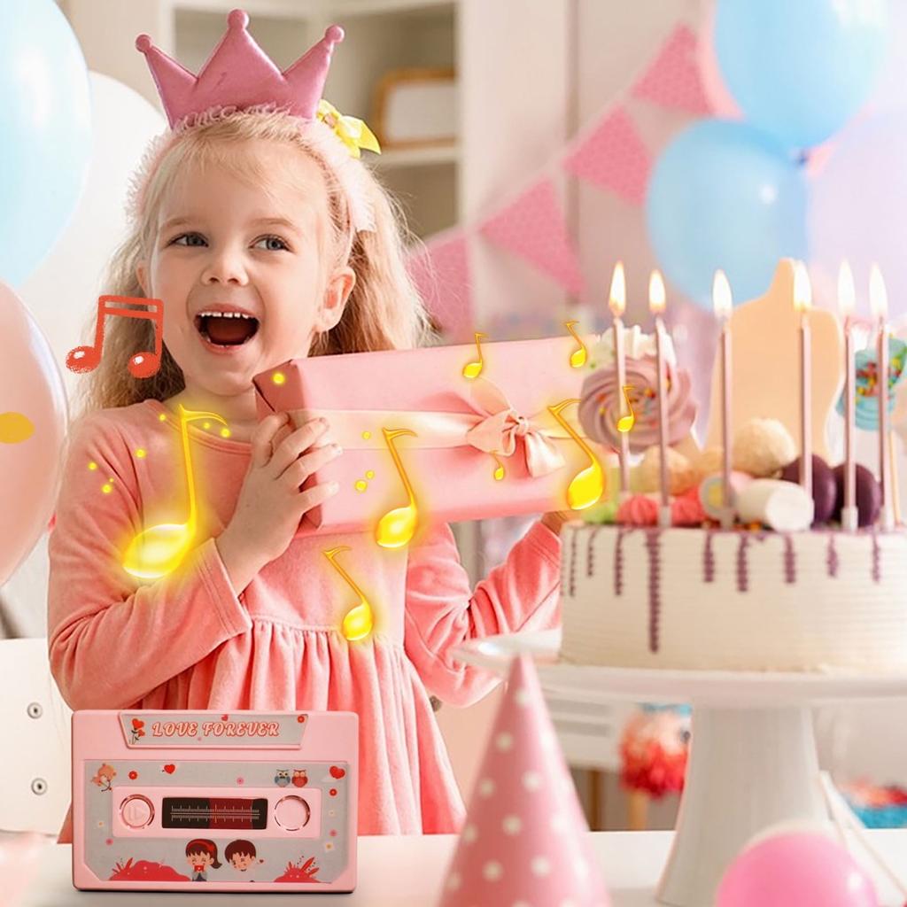 Recordable Cassette Tape, A Valentine's Day Gift—a 60-second Voice Message Recorder, Perfect For Anniversaries And Birthdays